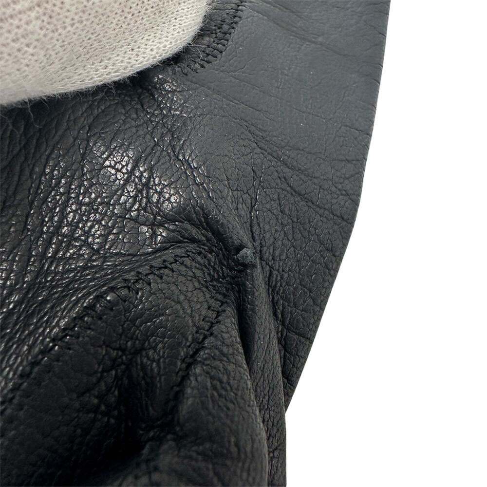 Gucci women's leather gloves with horsebit detail, black. - Picture 6 of 7